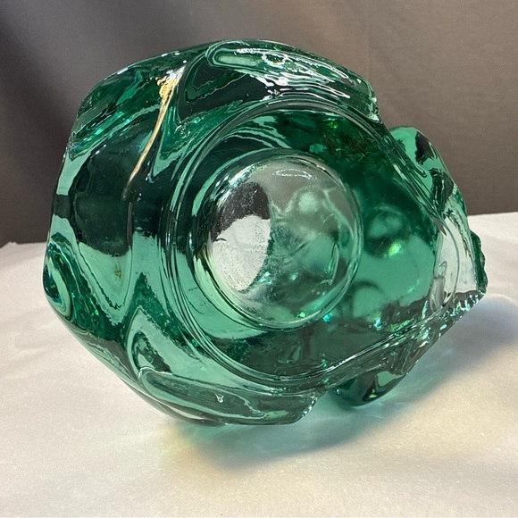 Green Indiana Glass Frog Figurines - Picture 9 of 13